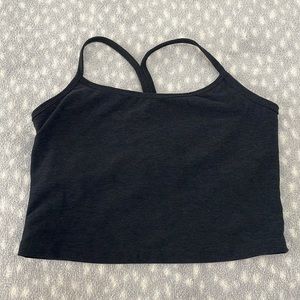 Beyond yoga crop top black medium